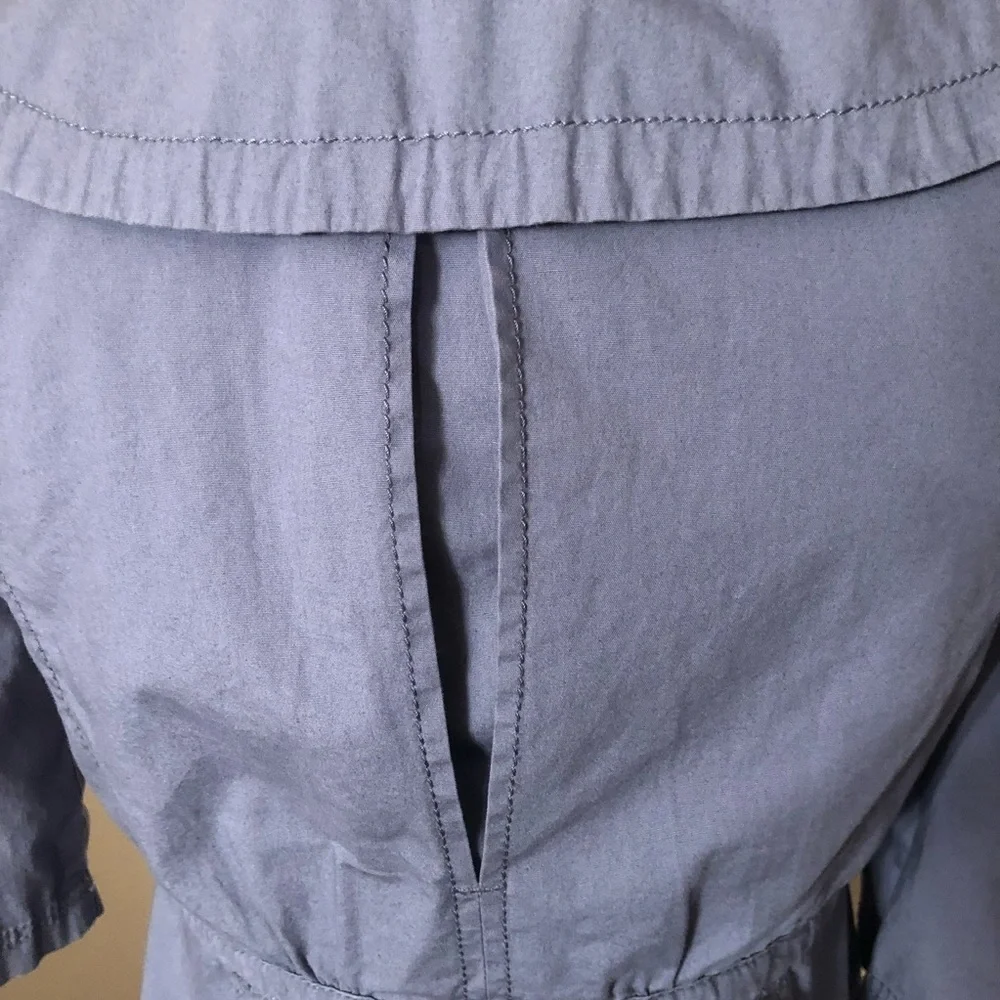 Ann Taylor Loft Gray Utility Jacket Sz XSP EUC